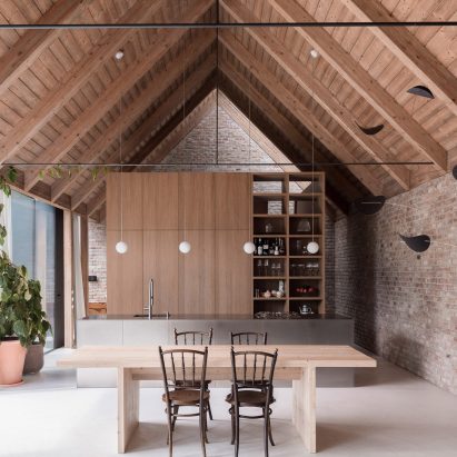 Dezeen's top home interiors of 2020: House V by Martin Skocek