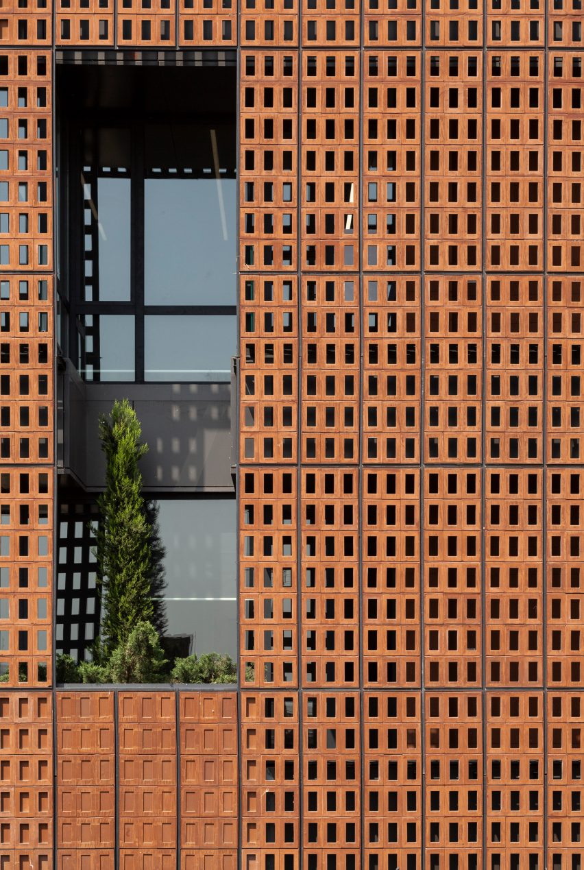 Window of Sharif Office Building by Hooba Design Group