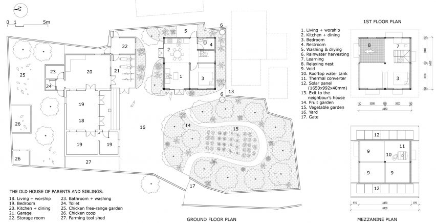 Plan of HOUSE by H&P Architects