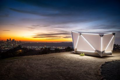Jupe prefabricated camping shelter