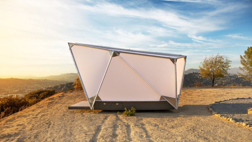 Jupe prefabricated camping shelter