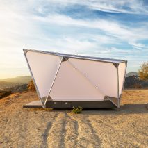 Jupe prefabricated camping shelter