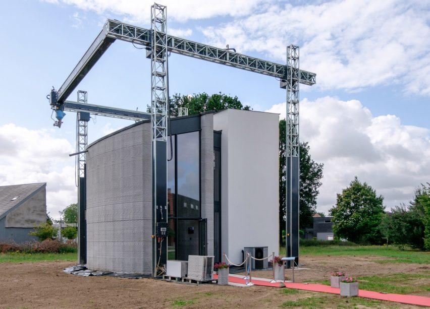 3D-printed house Kamp C, Westerlo, Belgium