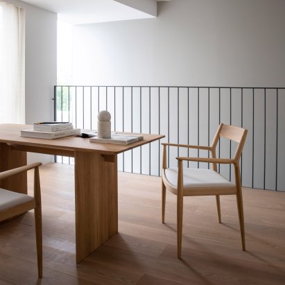 Wooden Kinuta dining chair by Norm Architects for Karimoku