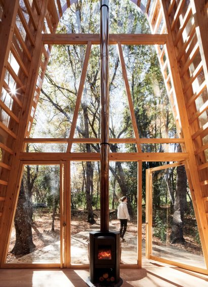 Living room in La Invernada by GAAA