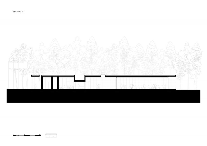 Section one of Loenen Pavilion by Kaan Architecten
