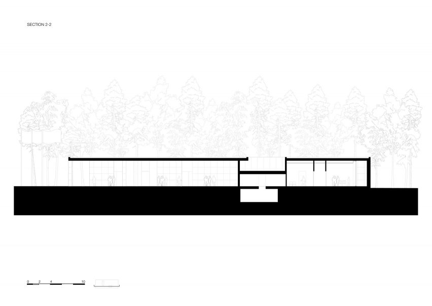 Section two of Loenen Pavilion by Kaan Architecten