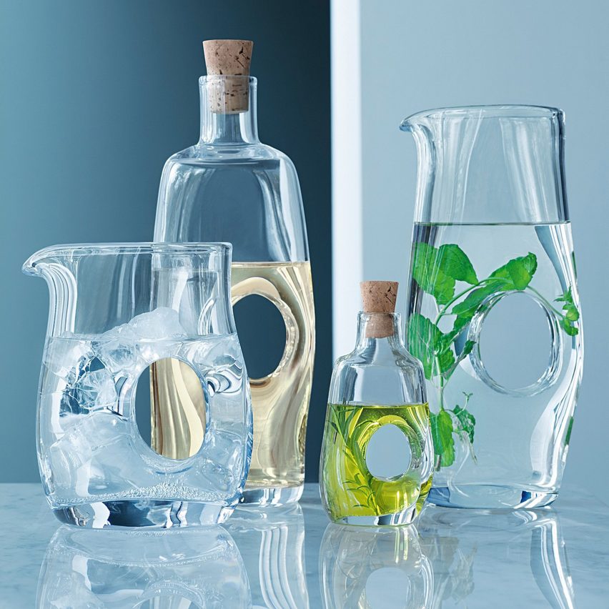 LSA Void Oil/Vinegar Bottle and Cork Stopper