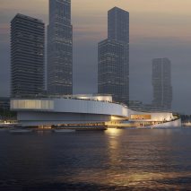 An exterior view of the Maritime Center Rotterdam by Mecanoo