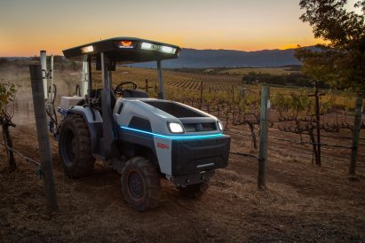 The fully electric and autonomous Monarch Tractor