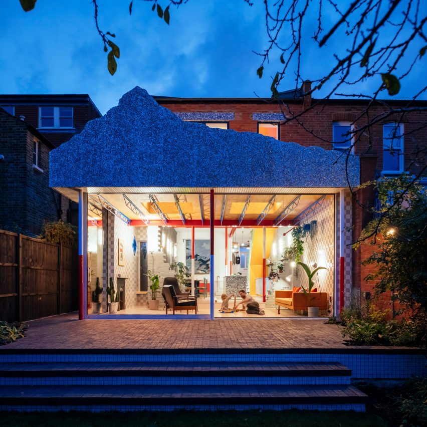 Exterior night view of Mountain View by CAN Architecture