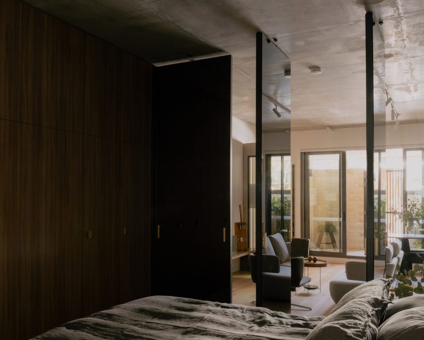 Bedrooms of Napier Street apartments by Freadman White