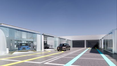 In Car Care drive-through clinic concept by NBBJ