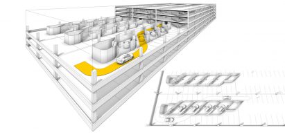 Multi-storey car park clinic