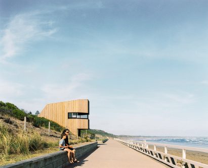 Control tower alongside sea