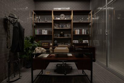 Out Of Office bar in Guangzhou has Mad Men-inspired interiors