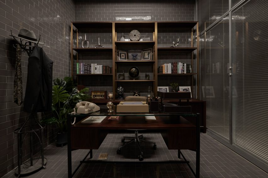 Out Of Office bar in Guangzhou has Mad Men-inspired interiors