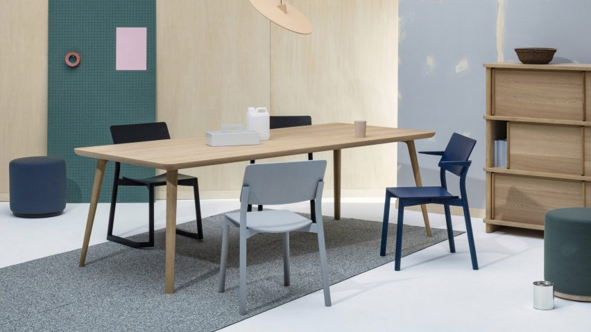 Panorama chair by Geckeler Michels for Karimoku in an interior