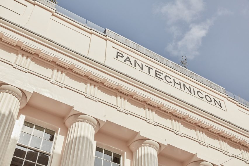 Exterior of Pantechnicon, a Japanese-Nordic store in London