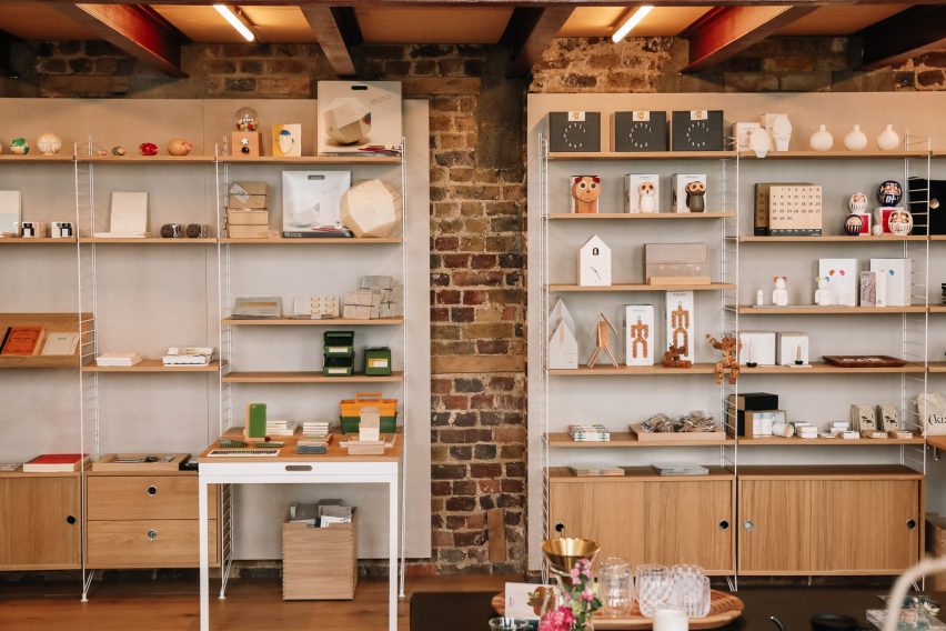 The Edit shop interior of Pantechnicon in London
