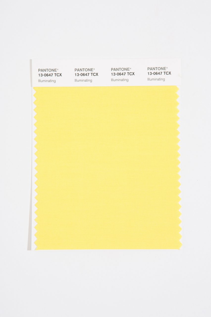 Illuminating is one of Pantone's colours of the year for 2021