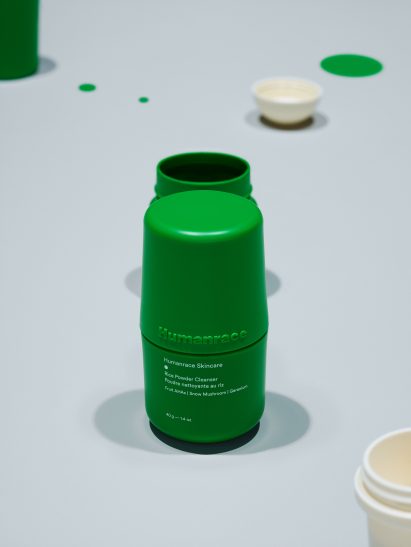 Rice Powder Cleanser, step one Humanrace by Pharrell Williams