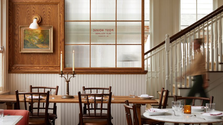 Restaurant inside Post House inn in Charleston, South Carolina