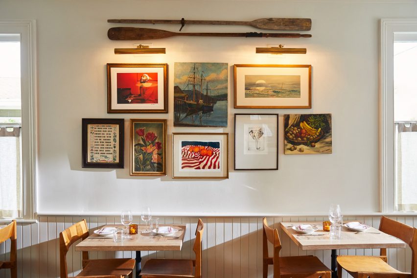 Restaurant inside Post House inn in Charleston, South Carolina