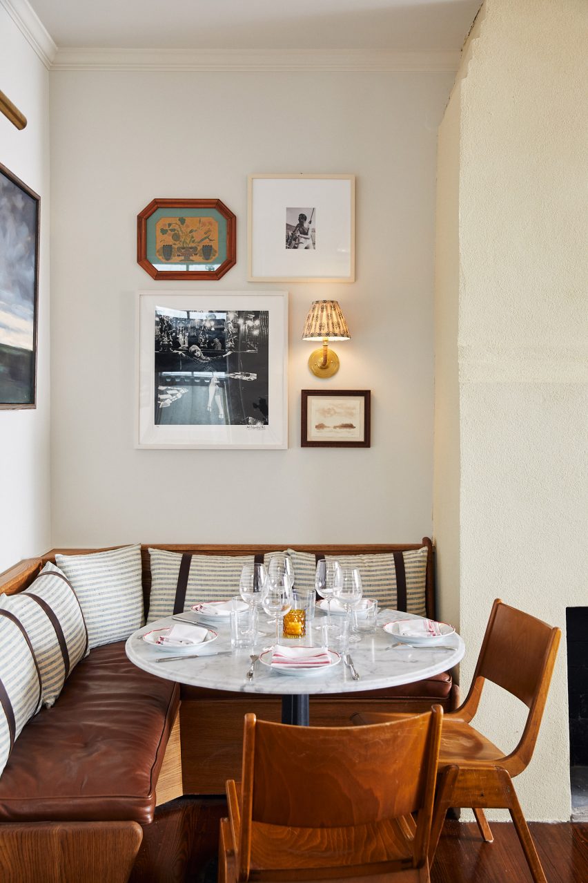 Restaurant inside Post House inn in Charleston, South Carolina