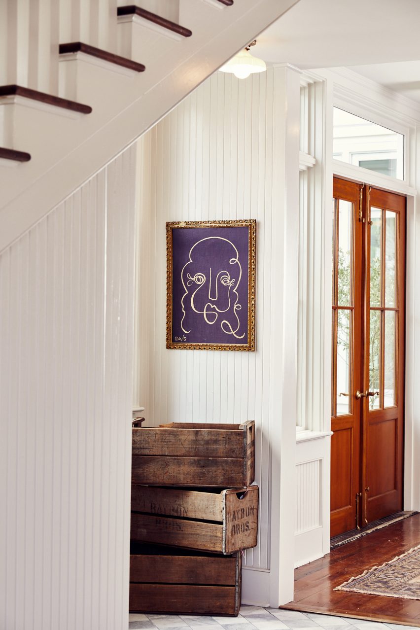 Interiors of Post House inn in Charleston, South Carolina