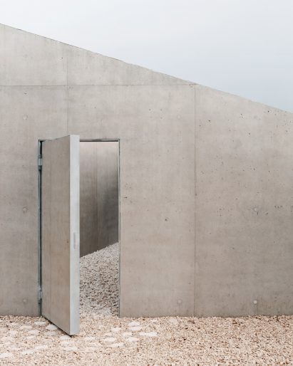 An entrance to Pyramid House in Switzerland by DF_DC