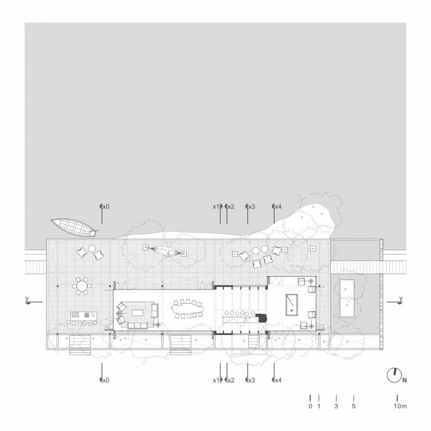 Plans of Rancho Sierra Allende by Fabián M Escalante H Arquitectos