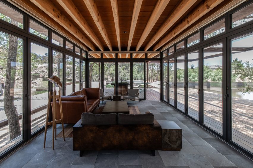 Interior of Rancho Sierra Allende by Fabián M Escalante H Arquitectos