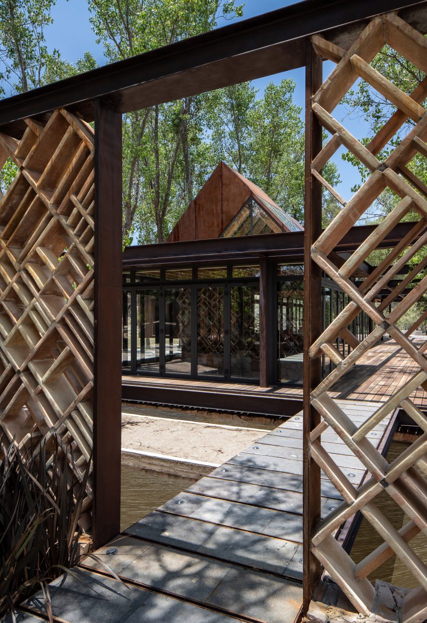Detail of Rancho Sierra Allende by Fabián M Escalante H Arquitectos
