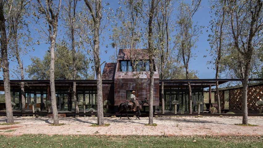 View of the Rancho Sierra Allende by Fabián M Escalante H Arquitectos