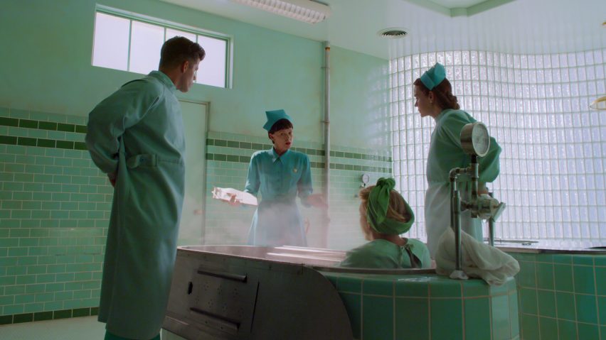 Hydrotherapy room from Netflix's Ratched