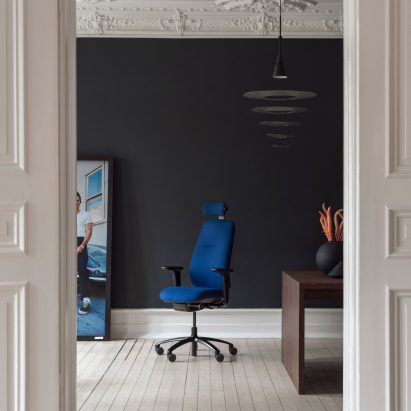 RH New Logic chair by StokkeAustad for Flokk in an interior setting