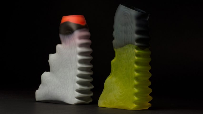 Jonatan Nilsson designs unique glassblowing contraption to make amorphous vases