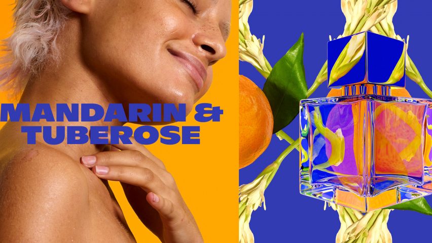 Graphics and photography from Sillages Paris rebrand by Dad Agency