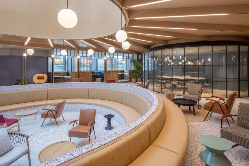 Office interior designed by Linehouse