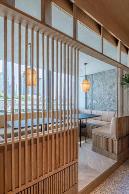 Meeting rooms inside office designed by Linehouse