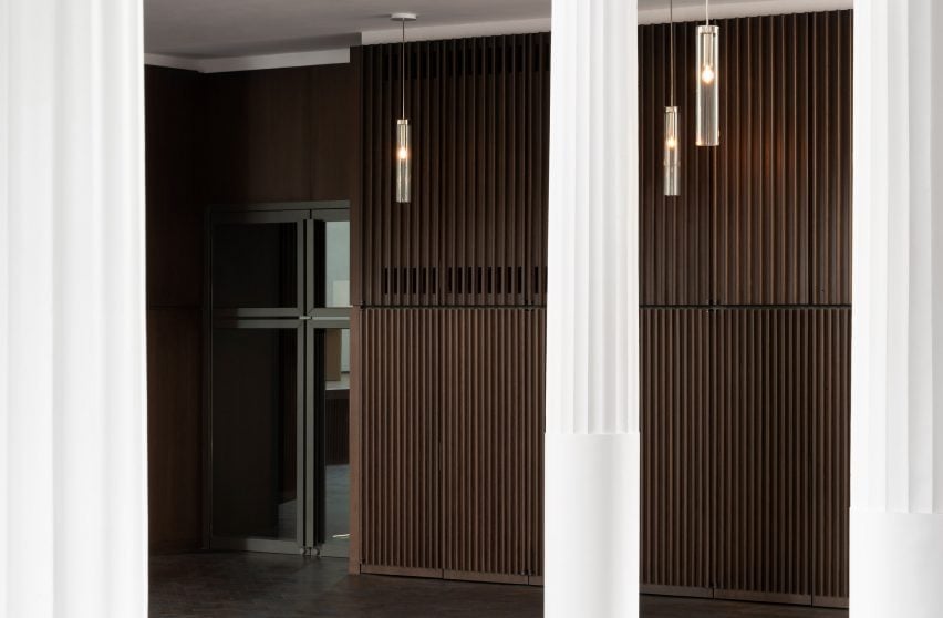 Interior details of the refurbished St John at Hackney by John Pawson and Thomas Ford & Partners