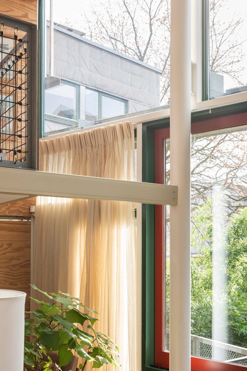 The living area of the refurbished Stock Orchard Street by Sarah Wigglesworth in London