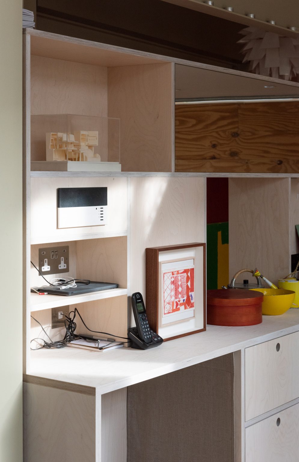 A study inside the refurbished Stock Orchard Street by Sarah Wigglesworth in London