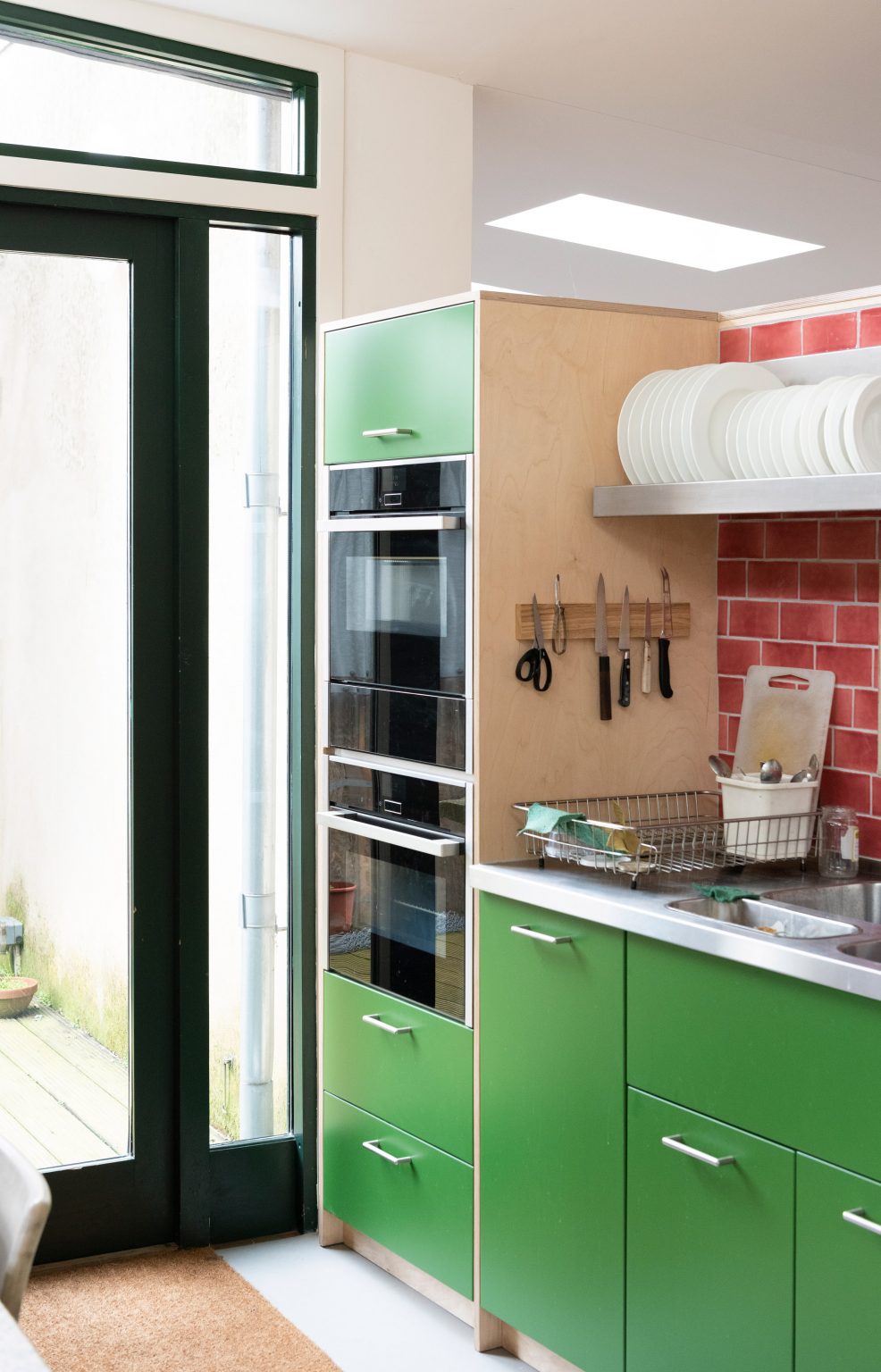 The kitchen of the refurbished Stock Orchard Street by Sarah Wigglesworth in London