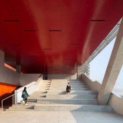 Stairs in Pingshan Performing Arts Center