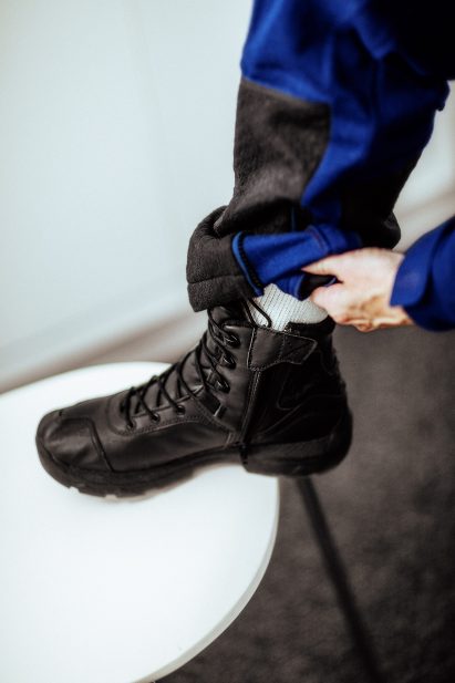 Footwear and spacesuit for Virgin Galactic pilots designed by Under Armour