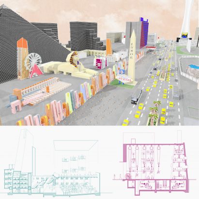 Architectural drawings by UNSW Sydney student Paige Kodesh