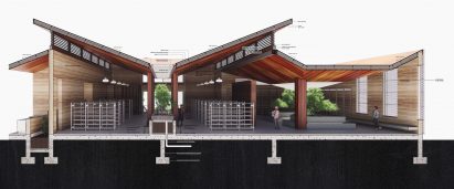 A sectional perspective by UNSW Sydney student Erica Leong