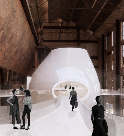 A perspective render by UNSW Sydney student Isabelle Kleijn